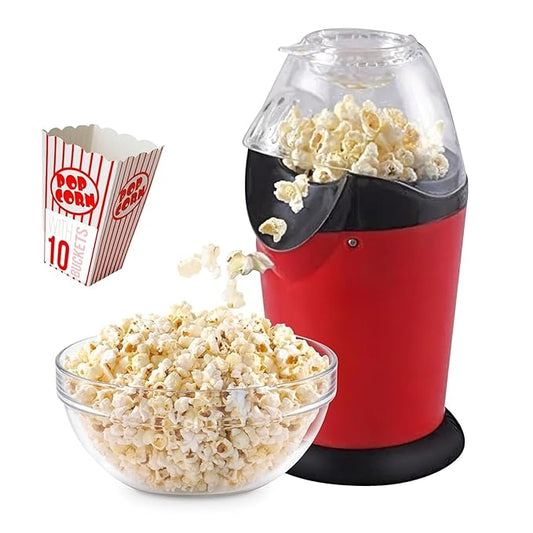 lectric Popcorn Maker Hot Air Popper Machine 1200W