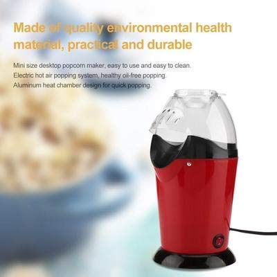 lectric Popcorn Maker Hot Air Popper Machine 1200W