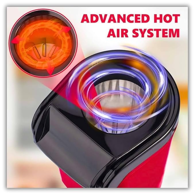 lectric Popcorn Maker Hot Air Popper Machine 1200W